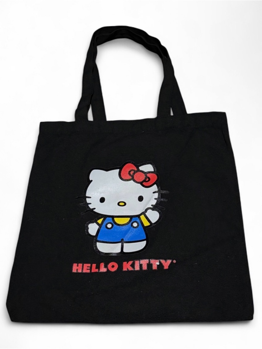 Sanrio Hello Kitty Black Canvas Tote Bag